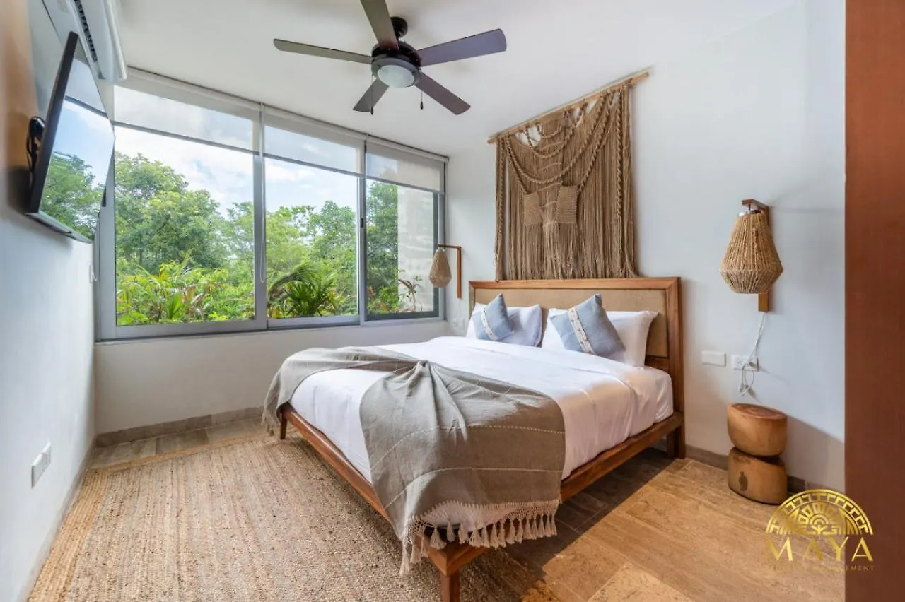 Nhoa 306B Lux 1Br Condo Top Jungle View Aldea Zama Tulum Feriehus