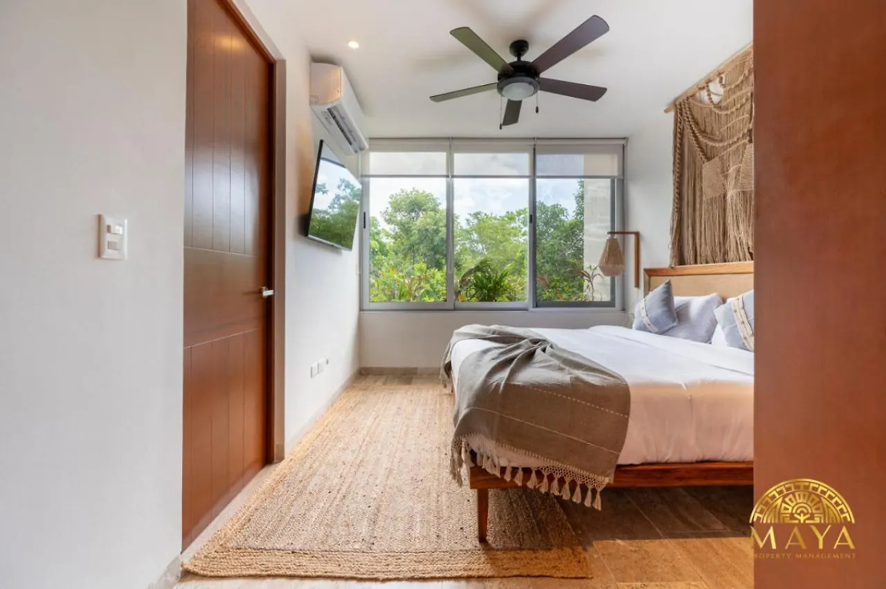 Feriehus Nhoa 306B Lux 1Br Condo Top Jungle View Aldea Zama Tulum Mexico